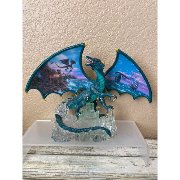 Set of 3 The Dragon’s Realm Collection Fantasy Dragon Figs - Hamilton Collection - Picture 2 of 13